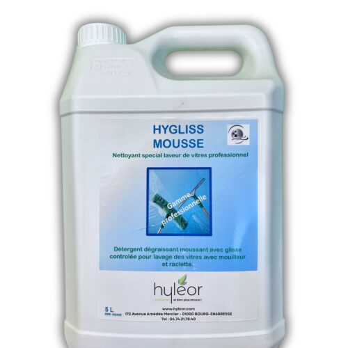 Hygliss mouss nettoyant special laveur de vitre 4x5l