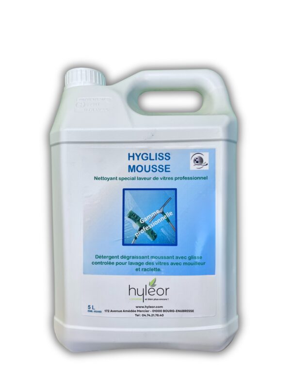 Hygliss mouss nettoyant special laveur de vitre 4x5l