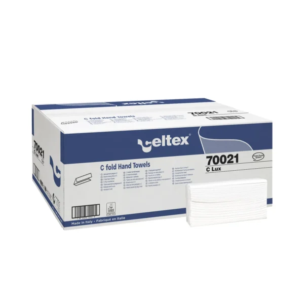 Essuie-mains enchevêtrés C-Lux – 23 x 32 cm – 152 feuilles x 20 paquets
