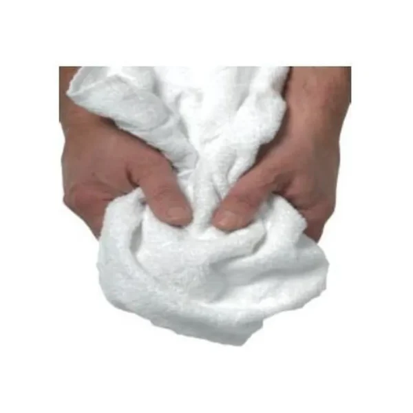 Carton de 10 kg de chiffons éponge blancs ultra absorbants