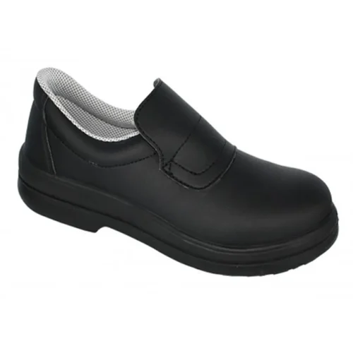 Chaussure de securite mocassin visiteur microfibre antiglisse