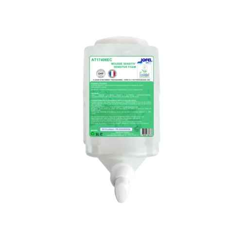 Savon mousse ecolabel pompe integree (cart. De 6 cartou. 1l)