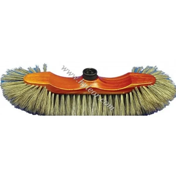 Balai à demi-tête professionnel S55, avec fibres souples
et monture plastique