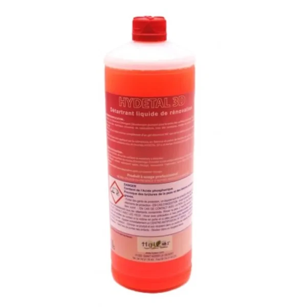 Détartrant sanitaire liquide Hydétal 3D en 12x1L