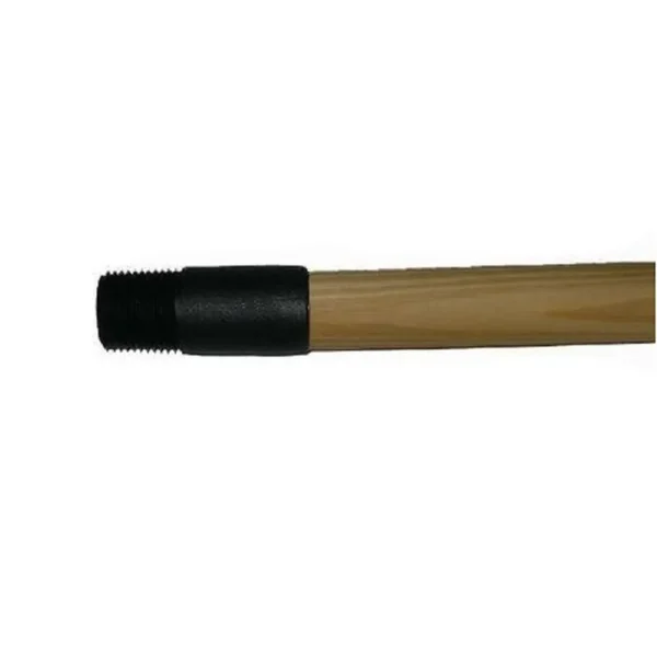 Manche-bois-brut-130cm-embout-vissé-standard Manche en bois brut avec embout vissé
