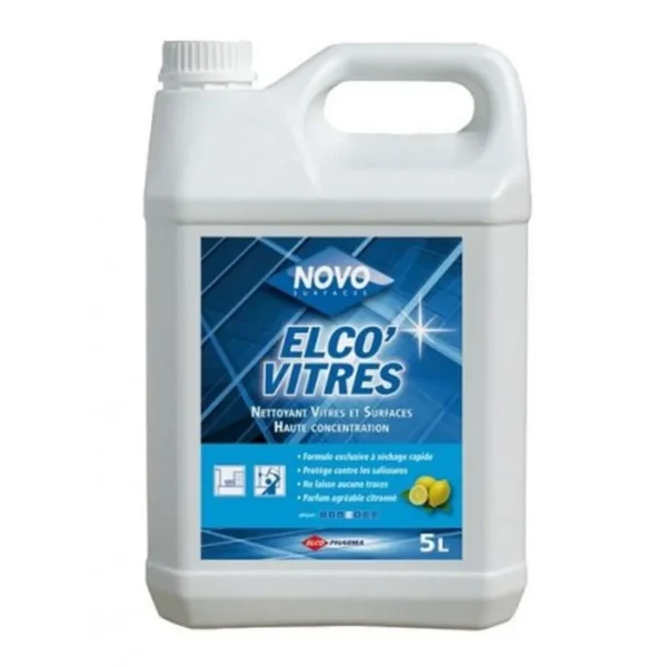 Nettoyant concentré pour vitres parfum citron vert 2x5L