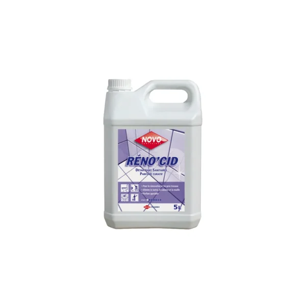 Renocid5L_resultat Novo reno'cid detartrant desincrustant sanitaire parfume 2x5l.