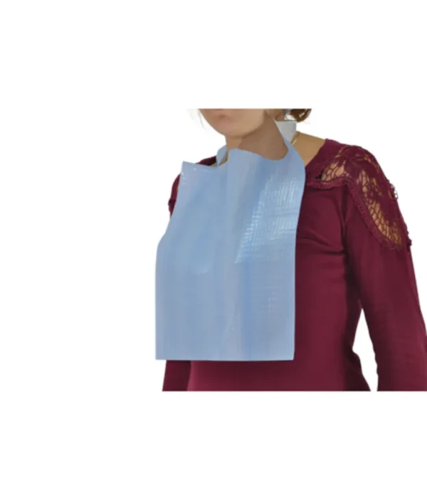 Bavoir enfant bleu 30 x 35 cm (carton de 1500 )