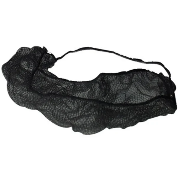 Cache barbe noir plp non tisse  (carton de 1000)