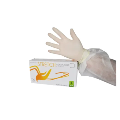 Gants d'examen stretch non poudre medical aql 1,5 (boite de 100)