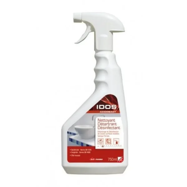 Idos acidobact pistolet mousseur parfume aux agrumes  6x750ml