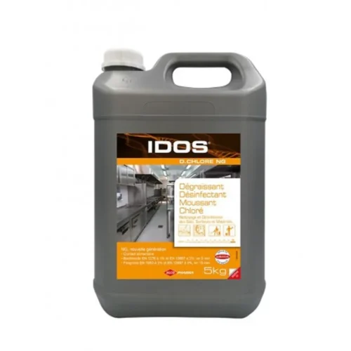 Idos degraissant chlore moussant desinfectant aliment (2x5l)
