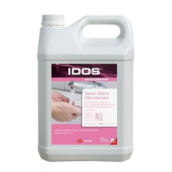 Idos episoserm savon main bactericide (carton de 2x5l)