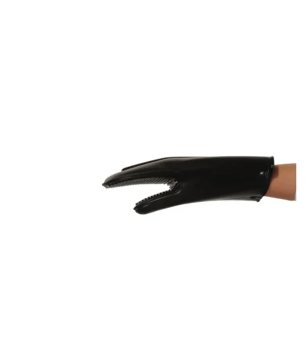 Mouffle de cuisine en silicone noir- taille unique/   l'unite