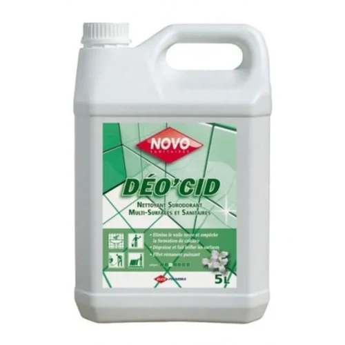Novo deo'cid nettoyant surodorant sols surfaces sanitaires