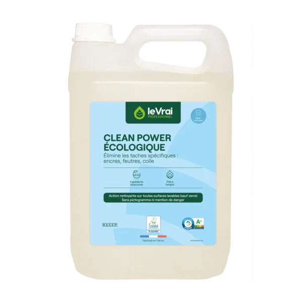 Vrai pro clean power nettoyant detachant puissant