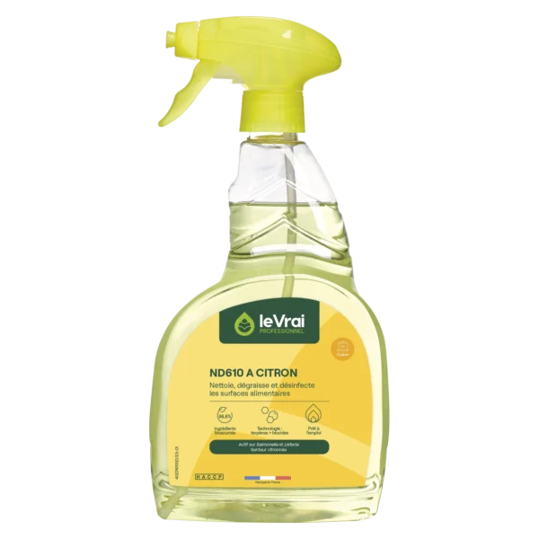 Degraissant desinfectant pae le vrai  nd 610 ( 6 x 750ml )