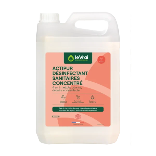 Actipur ecocert detartrant desinfec. Virucide concentre (4 x 5l.)