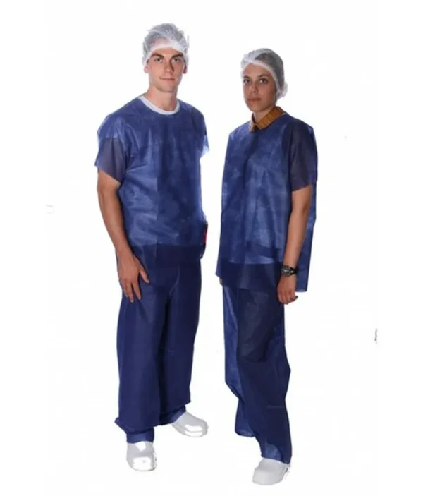 Ensemble protection unique bleu marine - Pantalon et tunique (Carton 50)