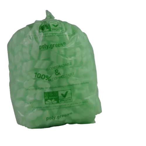 Sac biodeg.20l vert atoubio 450x450 lien coulis.(carton 250)