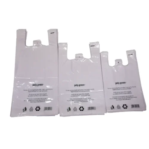 Sacs bretelles bd blan en liasse 26 + 12 x 45 /50µ (carton 500)