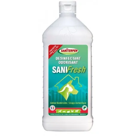 Saniterpen sanifresh desinfectant odorisant (carton de 6 x 1 litre)