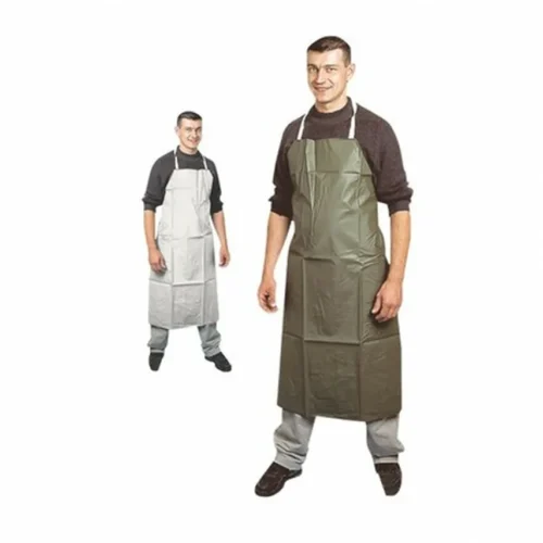 Tablier pvc blanc  300 µ 110 x 75 cm (carton de 50)