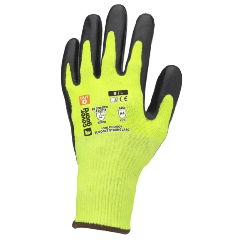 Gants eurocut l440 j13 hppe latex embosse 3.x.4.2.d (10 paires)
