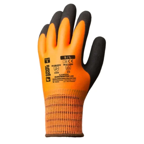 Gants eurowinter l22 fourre acryl dble enduction latex (sachet 5)