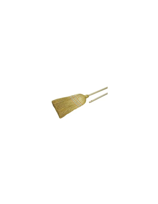 Balai paille de riz 6 fils poire roulee