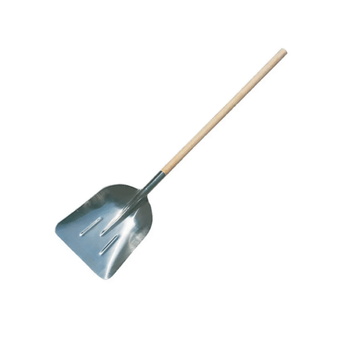 Pelle a neige en alu 33cm de large avec manche bois
