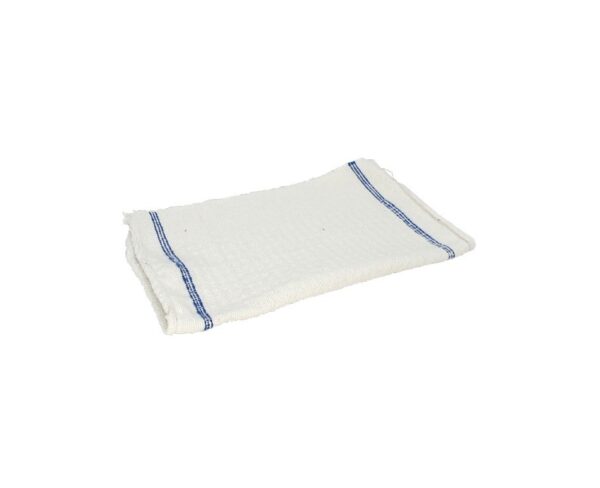 Wassingue gaufree blanche 33 x 70 (lot de 50)