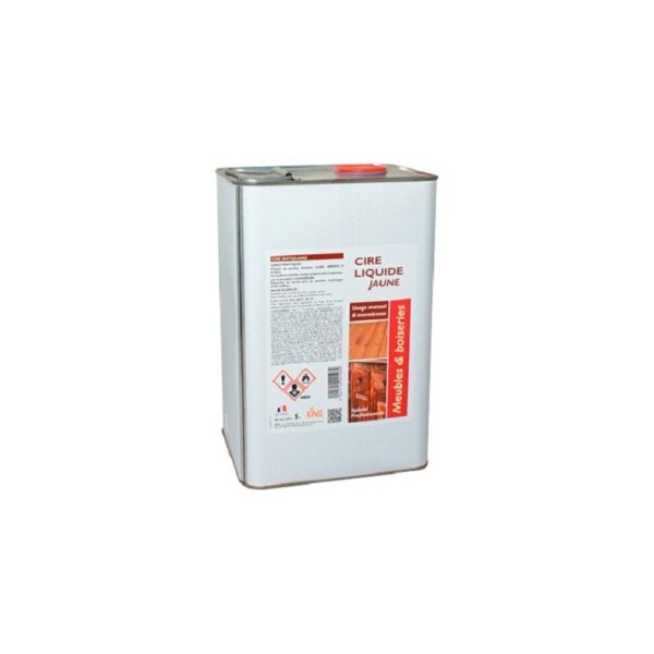 KING Cire jaune pour bois et meubles (4X5L)