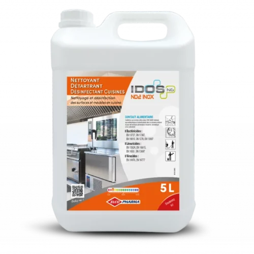 Idos nd2 inox nettoyant detartrant desinfectant alimentaire (2X5L)