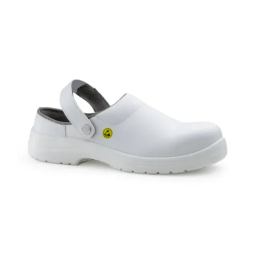 Sabot de sécurité Okenite – Clog microfibre blanc ESD anti-statique