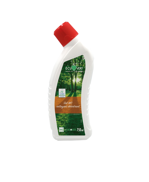 Écuvert gel WC nettoyant détartrant 750ml
