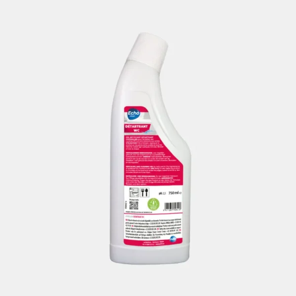 Gel-detartrant-journalier-economique Echoclean gel wc nettoyant detartrant (carton de 12 x 750ml)