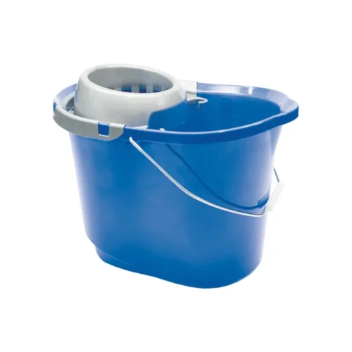 Seau rectangulaire bleu  15 litres (lot de 12 unités)