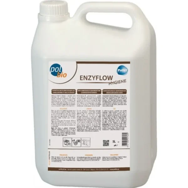 Polbio enzyflow  biotechnologique goulottes cuisine (2 x 5 litres)