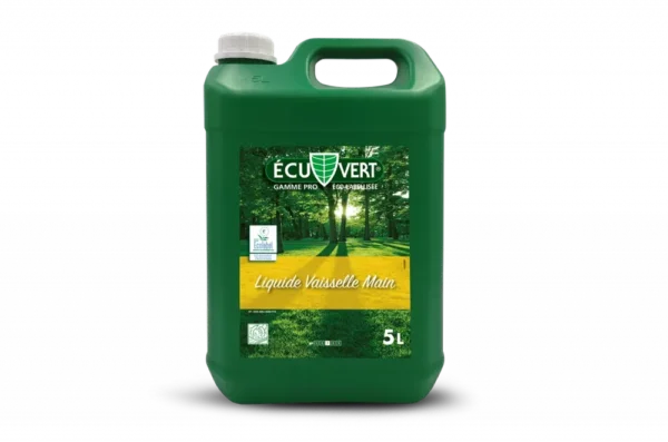 2 bidons de 5 litres de liquide vaisselle main Écolabel Écuvert