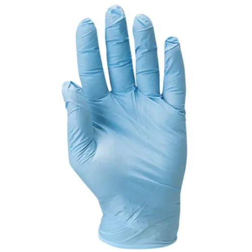 Gants nitrile bleu poudre euro-one aql1.5 (boite de 100)
