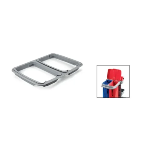 Insert 2x60 l gris pour sup sac 07406010/p
