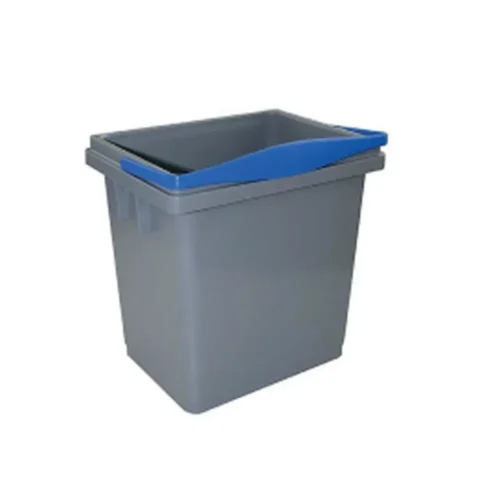 Seau 4 l gris ergonomique anse de couleur