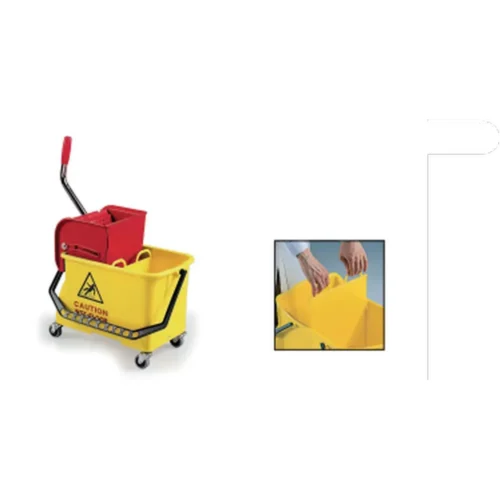 Seau jaune spider 2x8 l