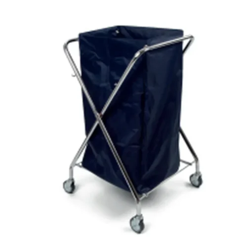 Chariot porte sac  pliable chrome  150 l