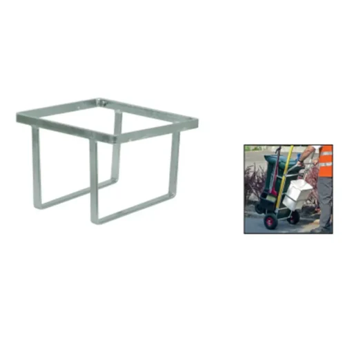 Support poubelle galvanise 25 litres