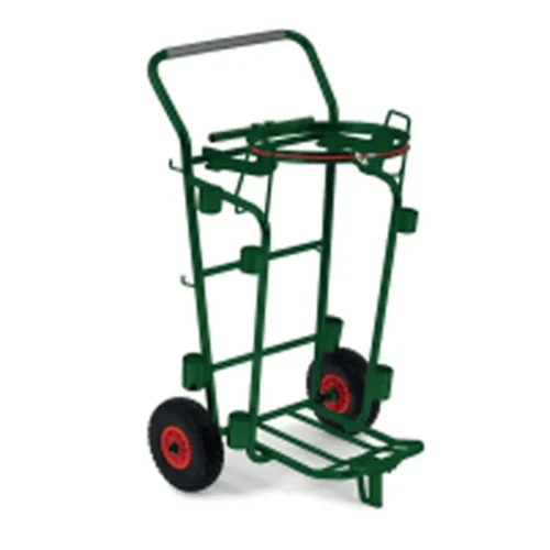 Chariot voierie gen2 vert poubelle 120 litres