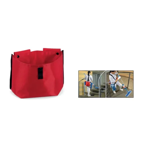 Porte franges usagees toile plastifiee rouge