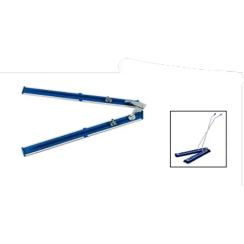 Balai ciseaux 2x80 cm avec reglettes velcro