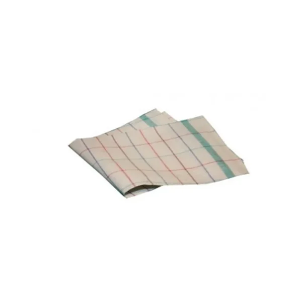 300EHS0013 Torchon coton quadrille ancien 50x70cm (lot de 12)